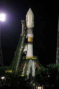 Sojus Fregat Vorbereitung zum Start: Credit: Federalspace