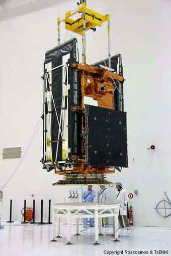 Radarsat 2-Integration; Credit: Roskosmos und TsENKI