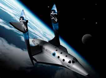SpaceShipTwo im Einsatz Credit: Virgin Galactic SpaceShipTwo im Einsatz Credit: Virgin Galactic