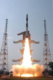 Start PSLV core only; Credit: ISRO