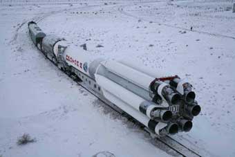 Proton Transport zum Launch Pad; Credit: Tsenki