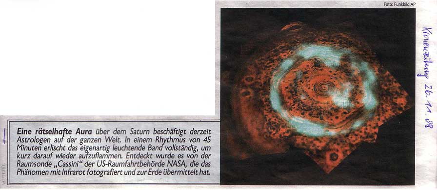 Kronen Zeitung, 26. November 2008