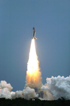 Start der Atlantis; Credit: NASA Start der Atlantis; Credit: NASA