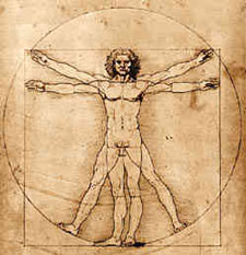 Leonardo da Vinci; nach Vitruvius Leonardo da Vinci; nach Vitruvius