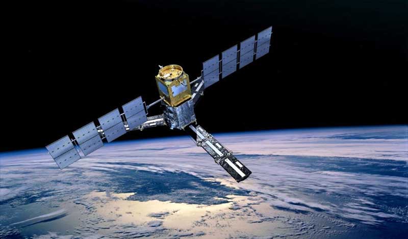 SMOS im Orbit; Credit: ESA SMOS im Orbit; Credit: ESA