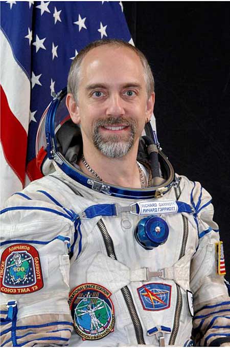 Richard Garriott; Credit: NASA Richard Garriott; Credit: NASA
