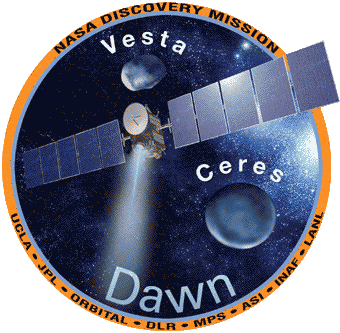 Dawn-Missionslogo, Credit: NASA