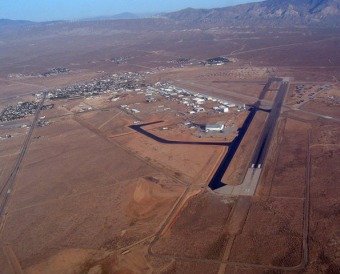 Mojave-Airport von oben, Credit: Scaled Composites