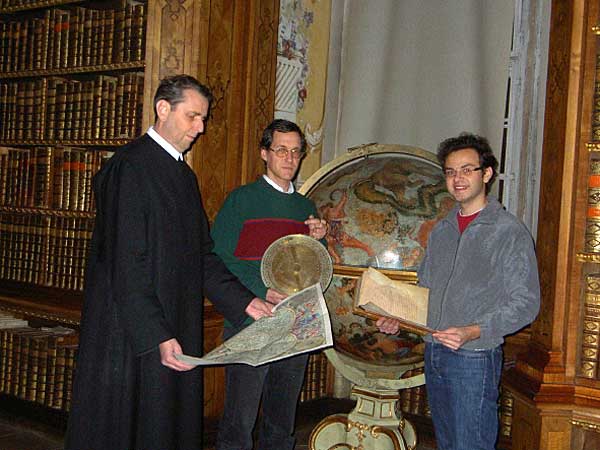 Paul Beck, Georg Zotti und P. Gottfried Glaßner OSB