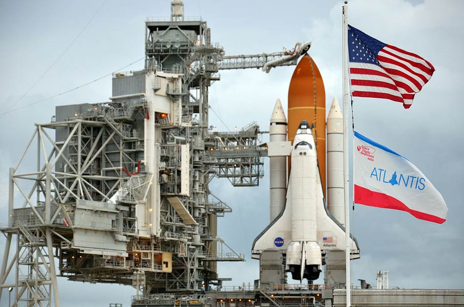 Atlantis vor ihrer letzten Reise CR Spaceflightnow Ben Cooper Atlantis